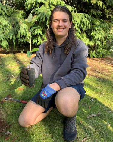 Planting native species 