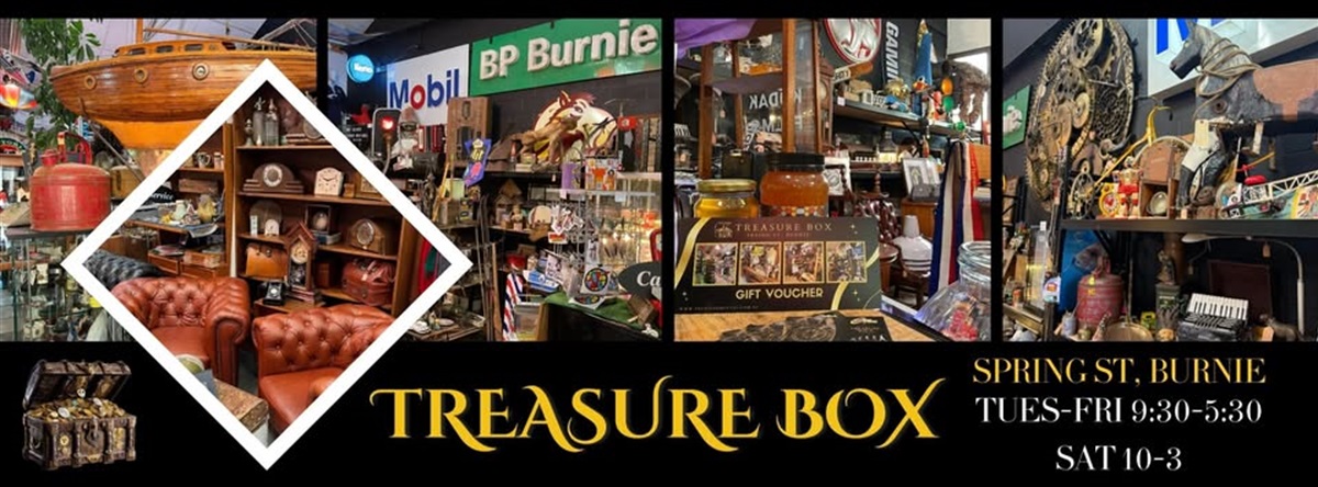 Local Treasure Box Treasure Box and Repeat Street Discover Burnie