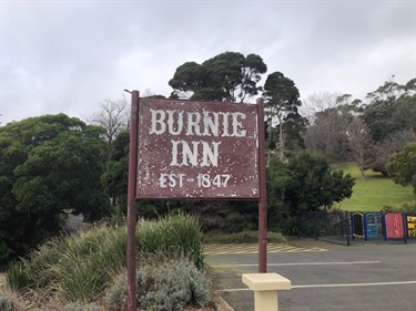 Burnie Inn sign