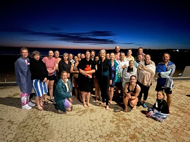 Governor-General-sunrise swim