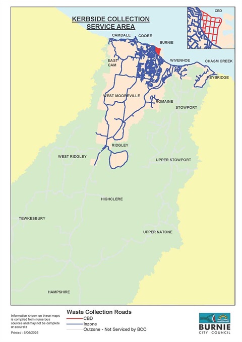 Zone map